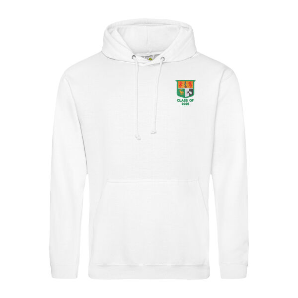 Sullivan Upper Leavers Hoodie - Arctic White Thumbnail