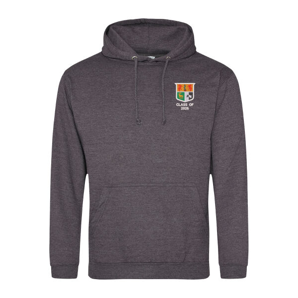 Sullivan Upper Leavers Hoodie - Charcoal Thumbnail