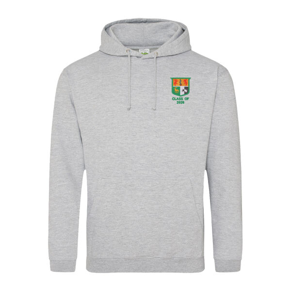 Sullivan Upper Leavers Hoodie - Heather Grey Thumbnail